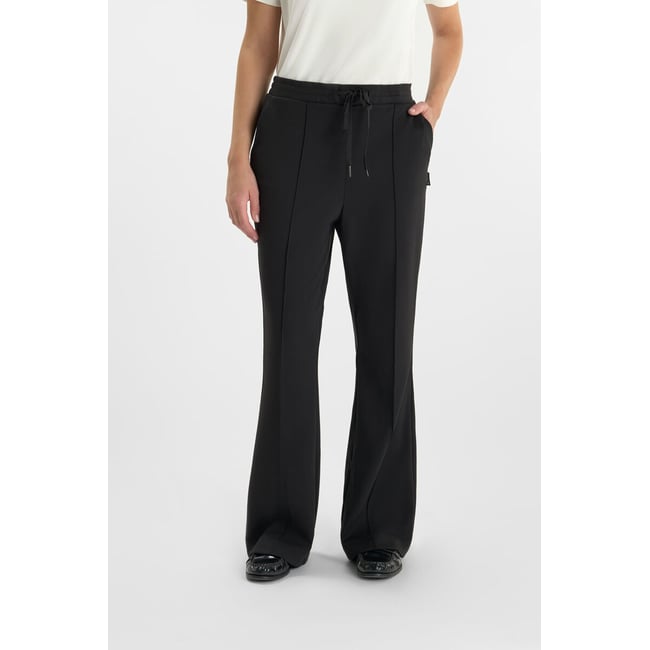 Pantalon flare NATASH black <span itemprop=