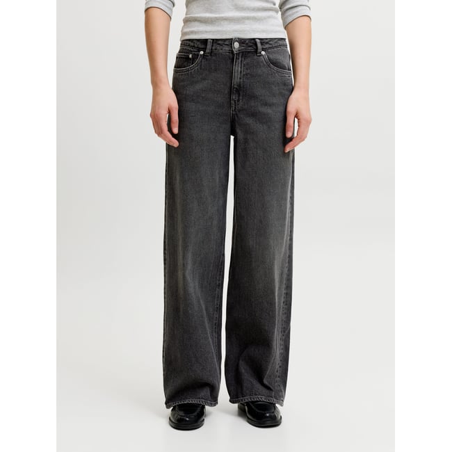 Jean À Coupe Large black denim <span itemprop=