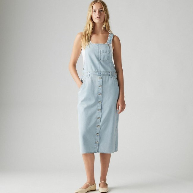 Robe salopette en jean cool poole 5 <span itemprop=