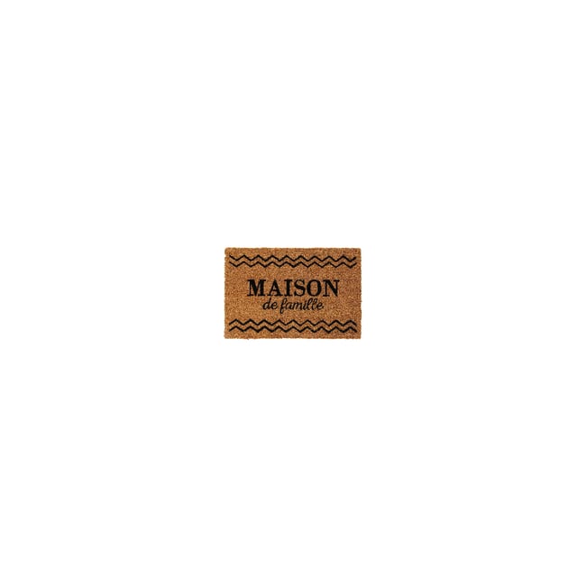 Paillasson Coco 40x60  Maison de famille Couleur v002230 <span itemprop=