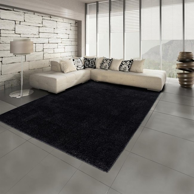 Tapis salon et chambre tissé motif uni SOULA - UN AMOUR DE TAPIS