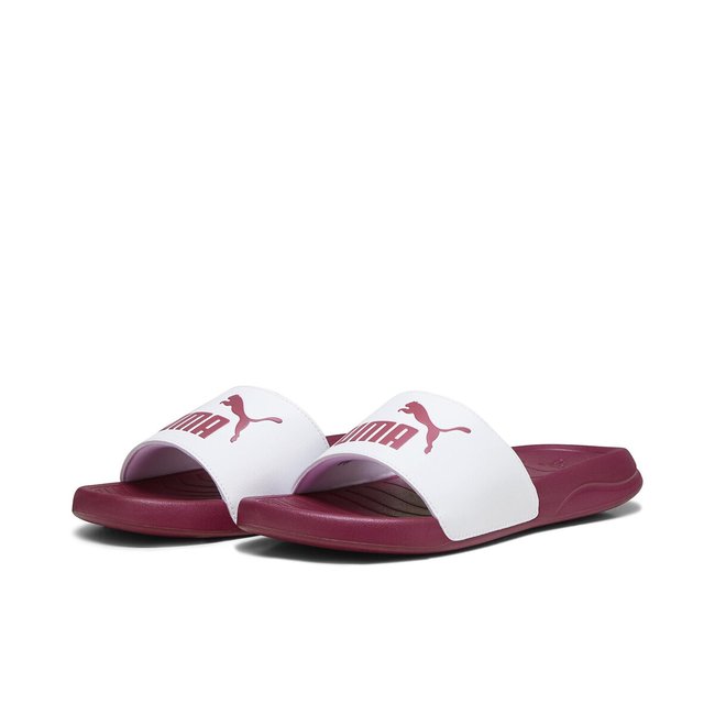 Claquettes popcat 20 Puma blanc rose La Redoute