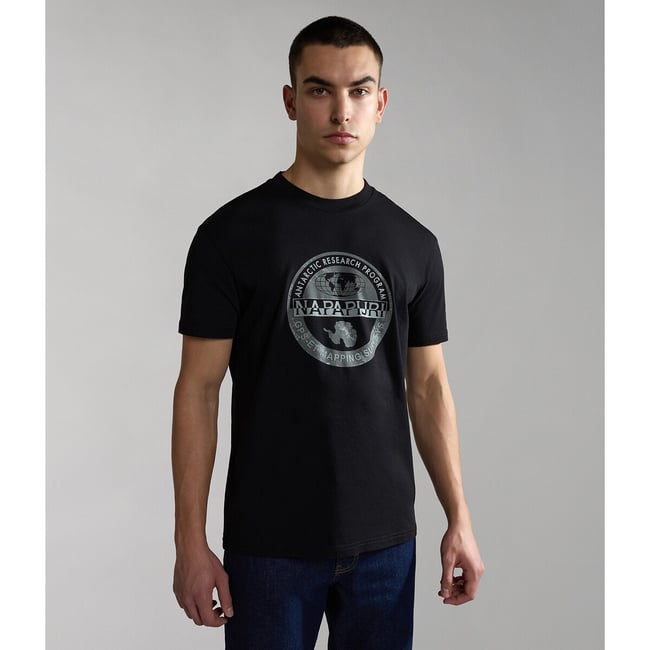 T-shirt manches courtes Bollo noir <span itemprop=