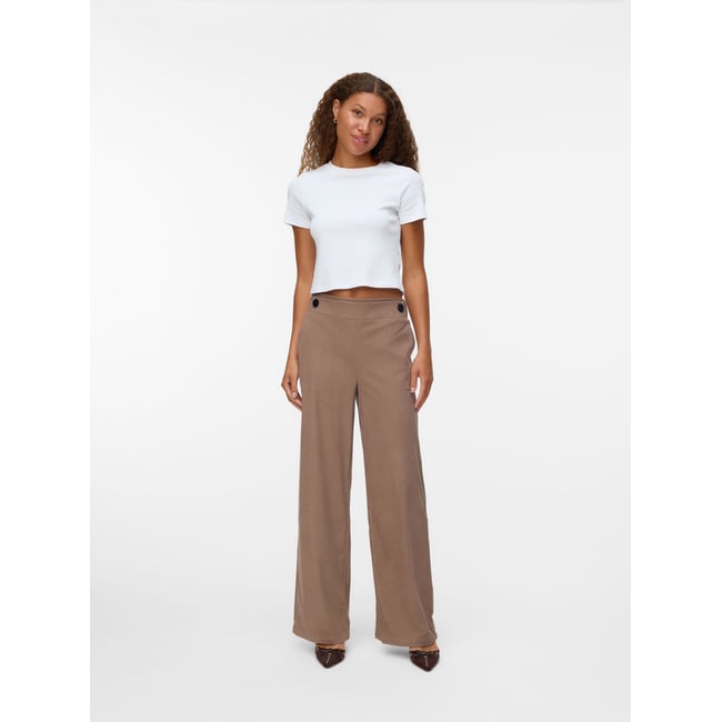 Pantalon À Jambe Large - VERO MODA