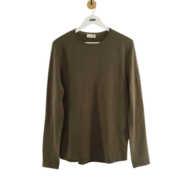 Pull en laine - Très Bon État kaki <span itemprop=