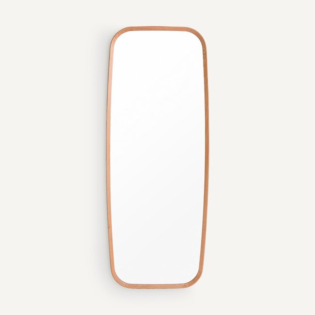 Miroir rectangulaire chêne massif, H180 cm, Orion Couleur chêne <span itemprop=
