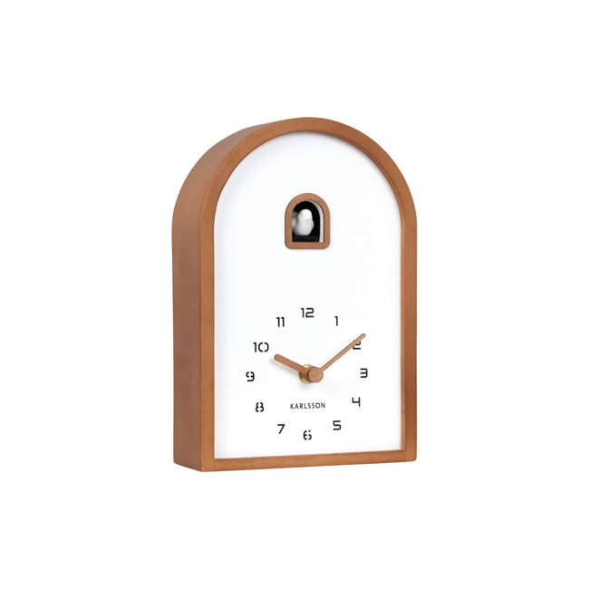 Horloge Murale Bois CURVA CUCKOO - KARLSSON