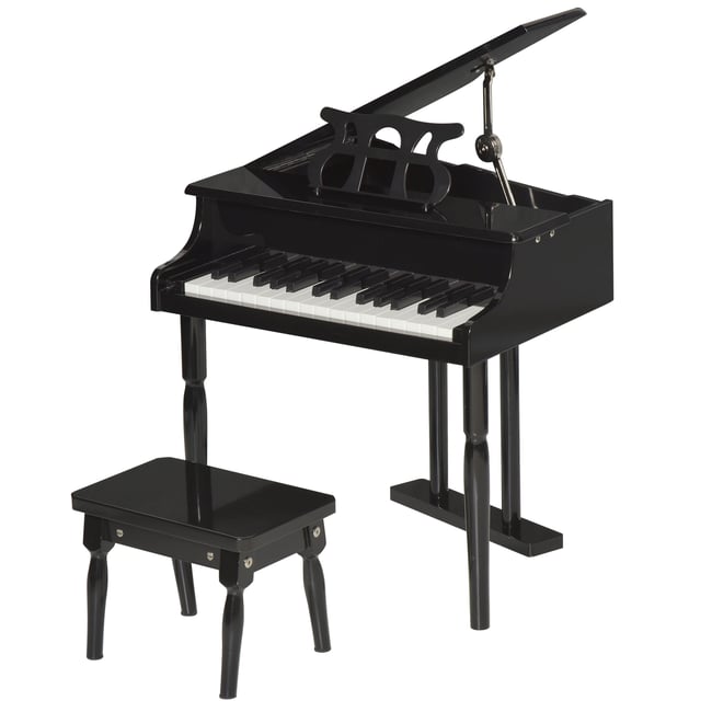 Ensemble de piano avec blocs MDF Noir - HOMCOM