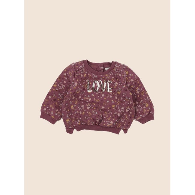 Sweat - Très bon état violet <span itemprop=
