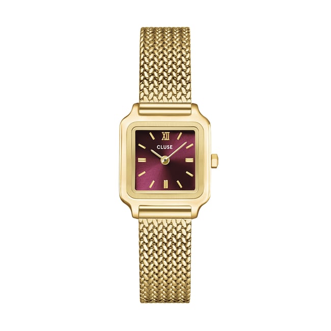 Montre Analogique  GRACIEUSE MINI doré violet doré <span itemprop=