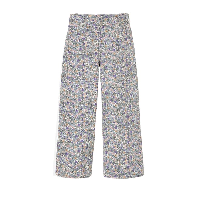 Pantalon large lilas <span itemprop=