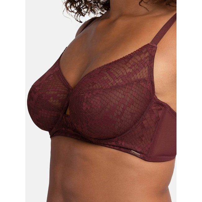 Reggiseno Jamie bordeaux DORINA