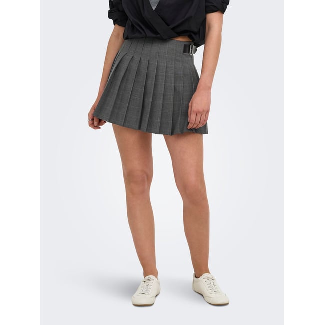 Jupe dark grey melange <span itemprop=