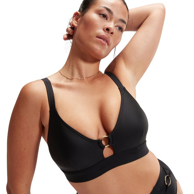 Haut de maillot de bain piscine noir <span itemprop=
