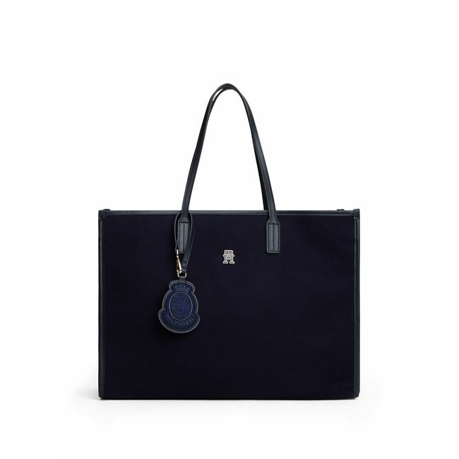 L Tote Bag with Badge, 90001629, TOMMY HILFIGER