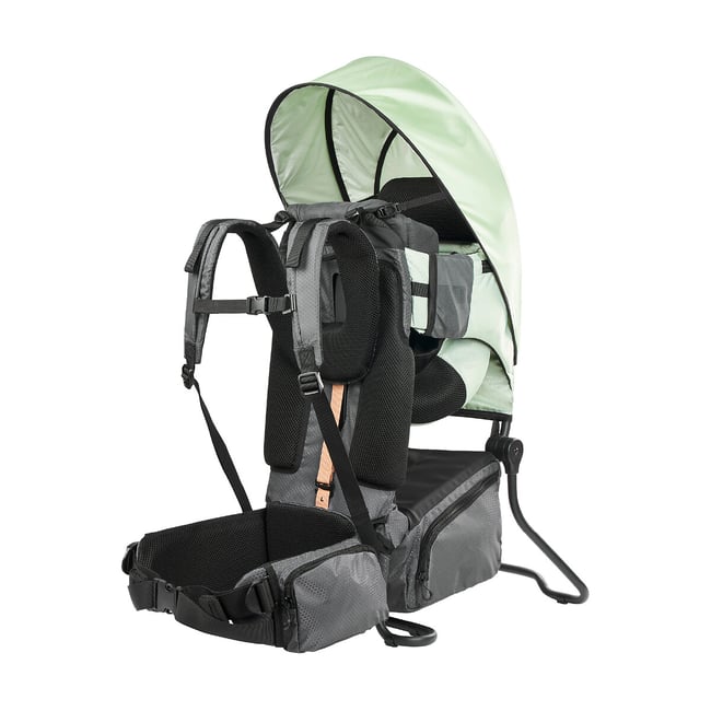 Porte-bébé de randonnée ajustable vert <span itemprop=