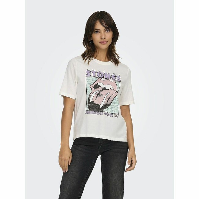 Short Sleeve T-Shirt, white, ONLY