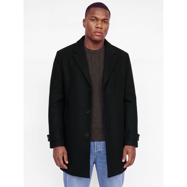 Manteau En Laine black 1 <span itemprop=