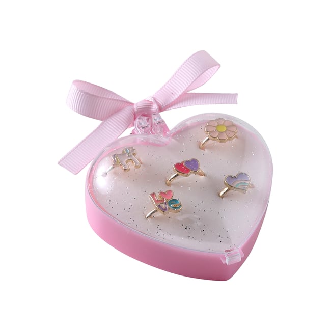 Coffret de 5 bagues - VERTBAUDET