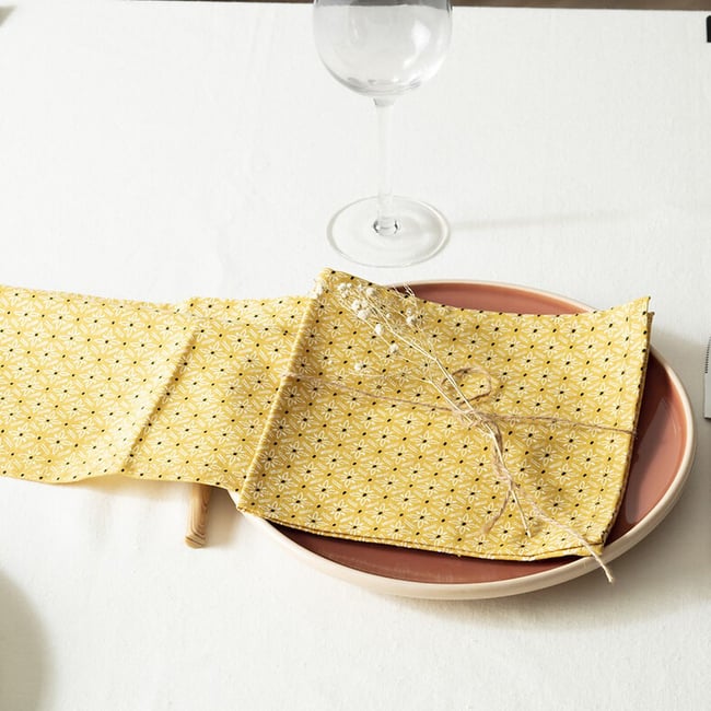 Lot De 4 Serviettes De Table En Coton Gris Clair - 40x40 Cm - Pour Repas Quotidien Ou Occasion Spéciale - 10