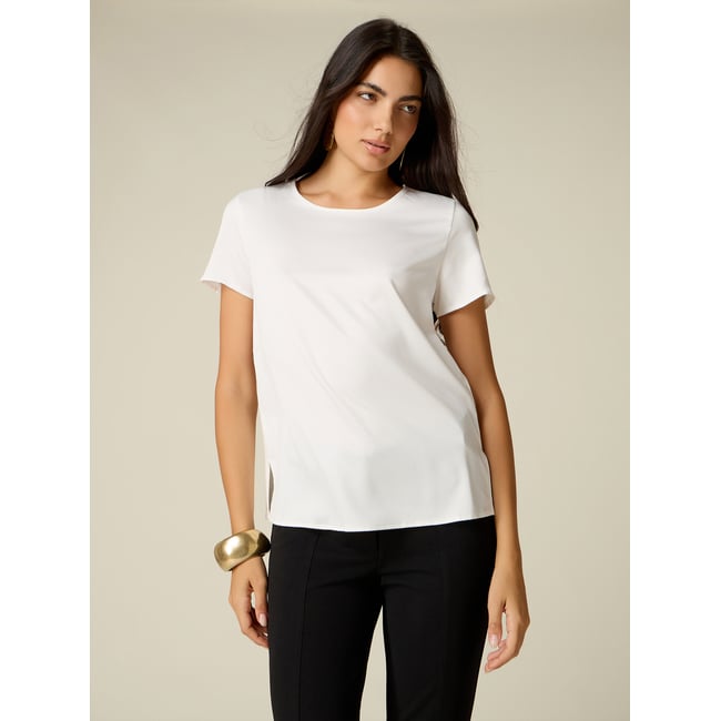 T-shirt bimatière - OLTRE