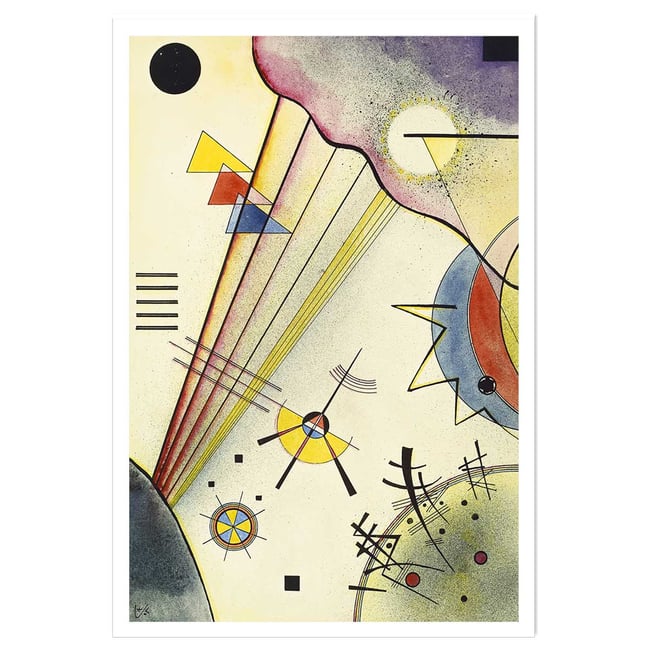 Affiche Clear Connection par Wassily Kandinsky - HEXOA