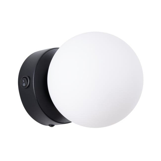 Applique Acier Noir G9 1 Yoli Couleur noir <span itemprop=
