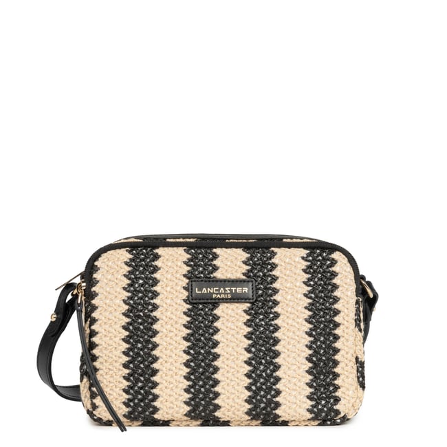 Sac trotteur MINI OSIER noir rayures <span itemprop=