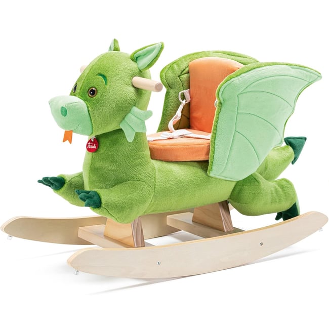 Dragon à bascule vert <span itemprop=
