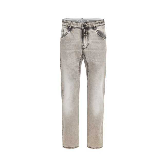 PANTALON STRAIGHT DIRTY gris <span itemprop=