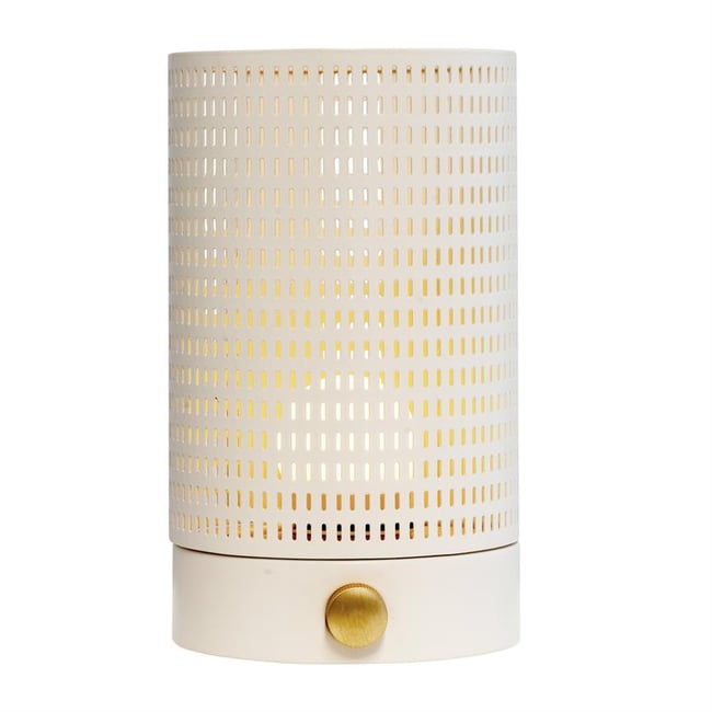 Lanterne blanc crème/laiton MESH - DYBERG LARSEN