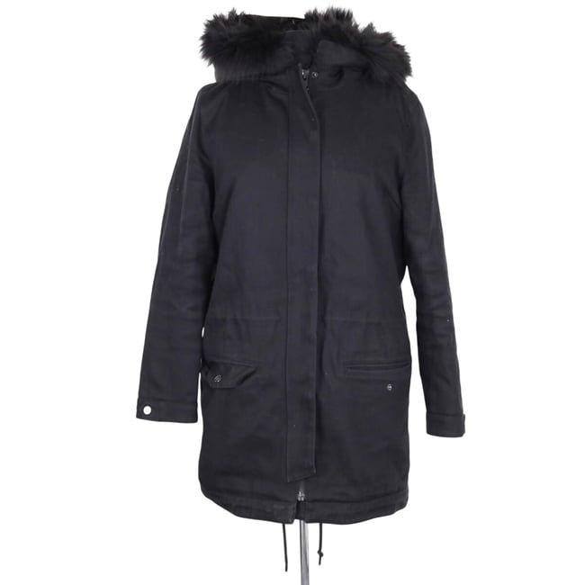 Manteau - Très Bon État noir <span itemprop=