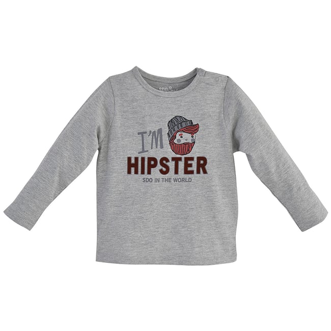 Tshirt hipter les grands de sucre d'orge gris <span itemprop=