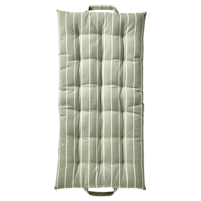 Matelas de sol imprimé avec poignées vert sauge <span itemprop=