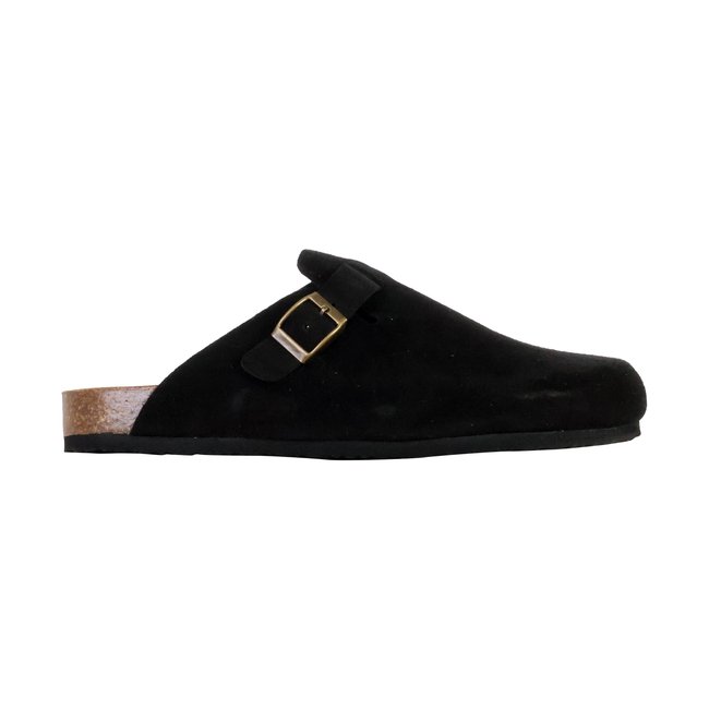Mules Plate Cuir - NATURAL WORLD