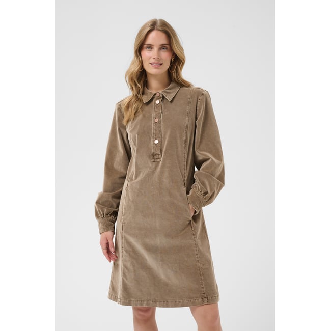Robe beige brown lentil <span itemprop=
