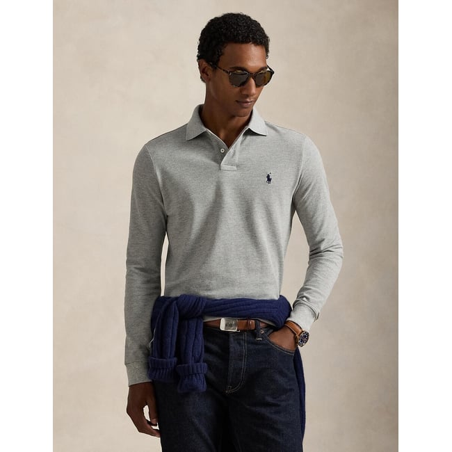 Polo taglio aderente in piqué - POLO RALPH LAUREN
