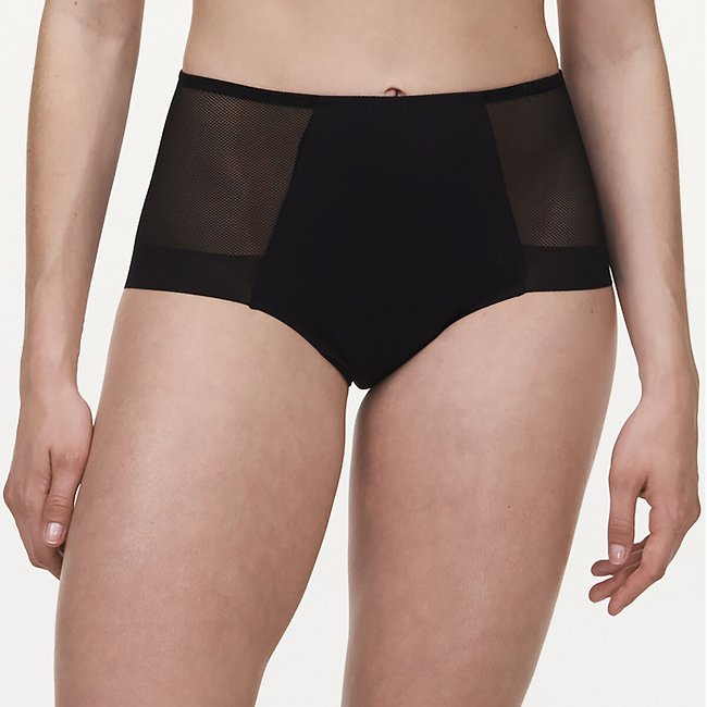 Braguita menstrual alta, flujo ligero negro <span itemprop=