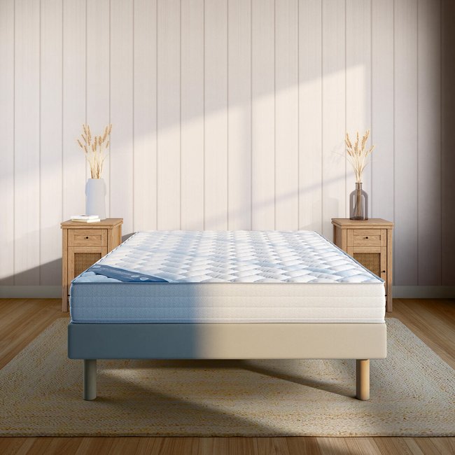 Colchão em espuma de alta resistência e envolvente branco <span itemprop=