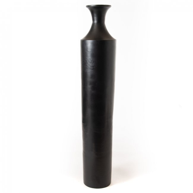 Vase en métal Couleur noir <span itemprop=