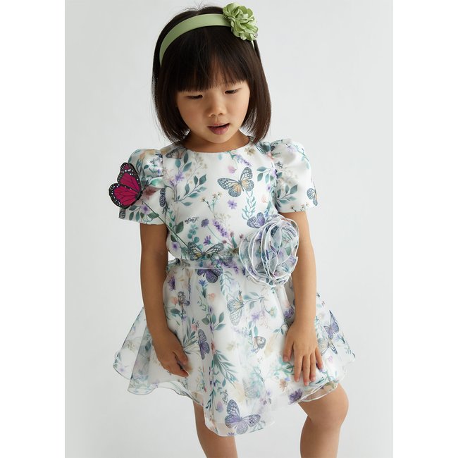 Robe de cérémonie en organza imprimé - LIU JO