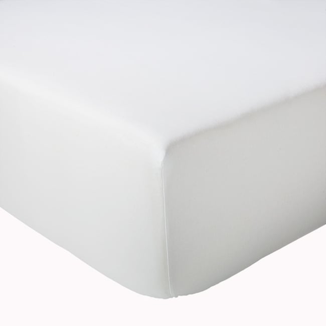Drap-housse uni en satin de coton - TRADILINGE