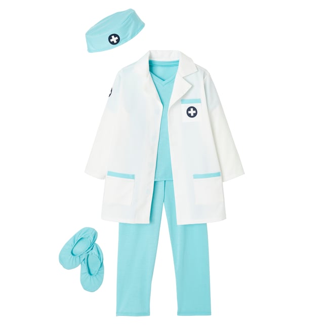 Déguisement de Docteur / Chirurgien multicolore <span itemprop=