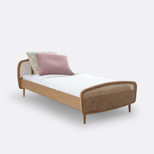 Lit enfant avec sommier, Buisseau chêne <span itemprop=