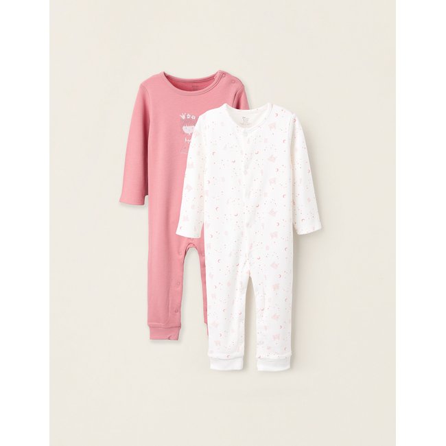 Pack 2 Grenouillères sans Pieds multicolor <span itemprop=