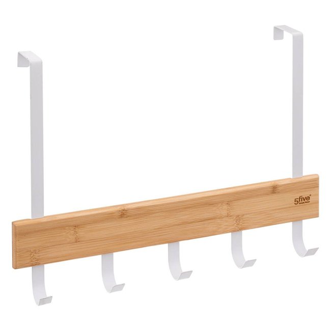 Patères accroches portes NATURÉO Couleur blanc <span itemprop=