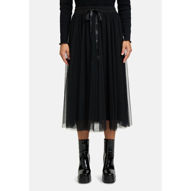 Jupe en tulle à élastique noir <span itemprop=