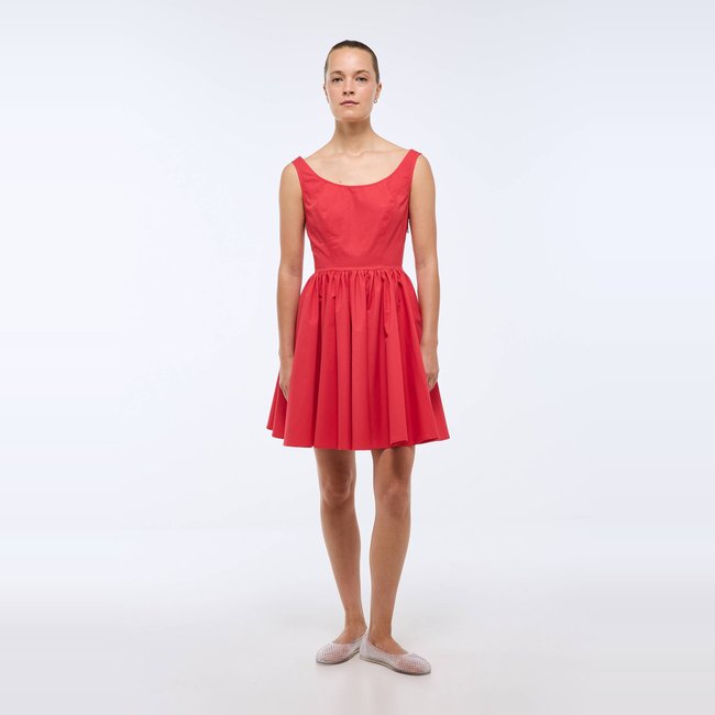 Robe courte à bretelles en coton BIO GOTS - MONOPRIX
