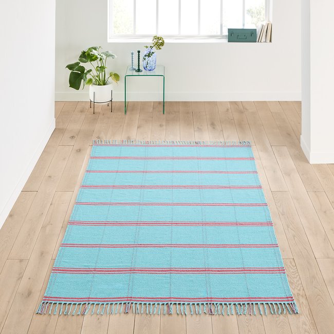 Tapete em 58% algodão reciclado, Ravelo multicolor <span itemprop=