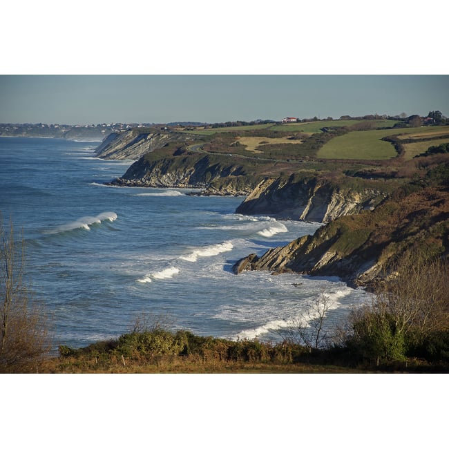 Tableau paysage ocean corniche d'hendaye - HEXOA
